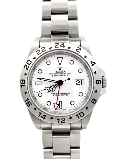 2010 Rolex Explorer II "Polar" 40MM White Dial Oyster Bracelet (16570)