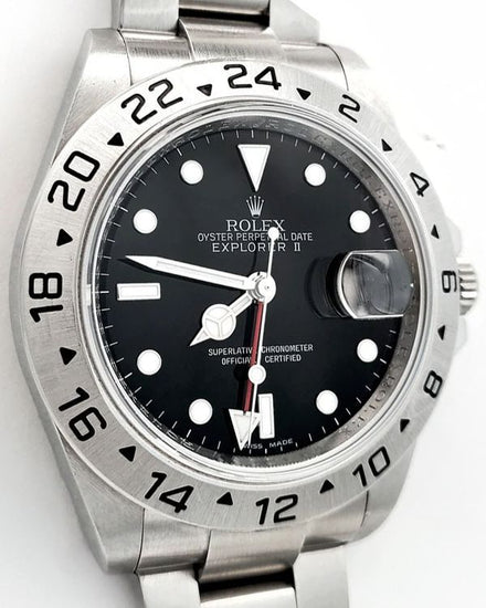 2008 Rolex Explorer II 40MM Black Dial Oyster Bracelet (16570)