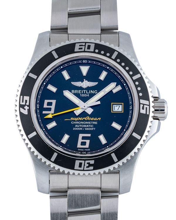 Breitling Superocean 44MM Blue Dial Steel Bracelet (A17391)