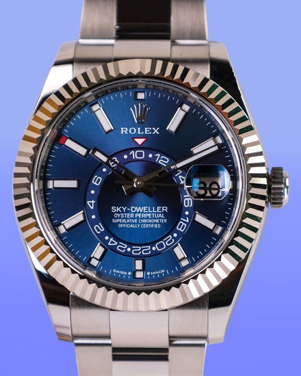 2026 Rolex Sky-Dweller 42MM Blue Dial Oyster Bracelet (336934)
