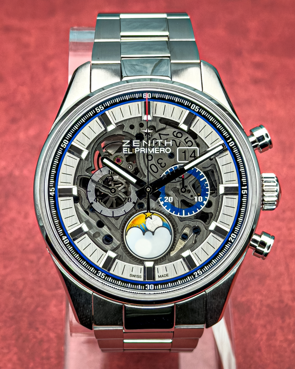 2020 Zenith El Primero Chronomaster 45MM Skeleton Dial Steel Bracelet (03.2530.4047/78.M2530)