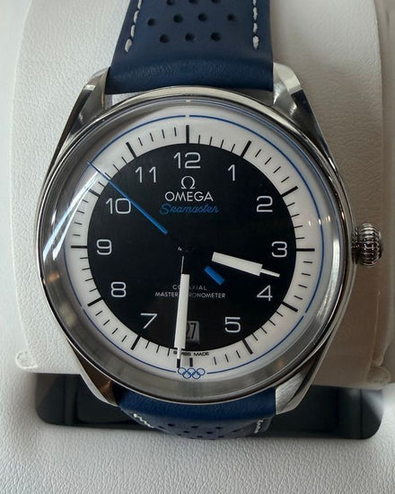 Omega Seamaster Olympic Official Timekeeper L.E. 39.5MM Black Dial Leather Strap (522.32.40.20.01.001)