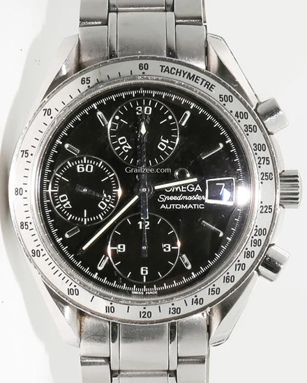 Omega Speedmaster Date 39MM Black Dial Steel Bracelet (3513.50.00)