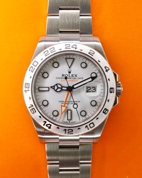 2024 Rolex Explorer II "Polar" 42MM White Dial Oyster Bracelet (226570)