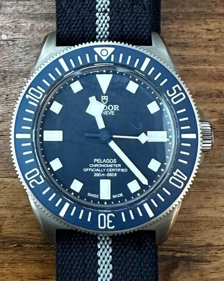 2024 Tudor Pelagos 42MM Blue Dial Textile Strap (25707B/24)
