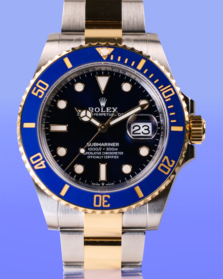 2026 Rolex Submariner Date "Bluesy" 41MM Blue Dial Two-Tone Oyster Bracelet (126613LB)