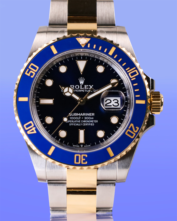 2026 Rolex Submariner Date "Bluesy" 41MM Blue Dial Two-Tone Oyster Bracelet (126613LB)