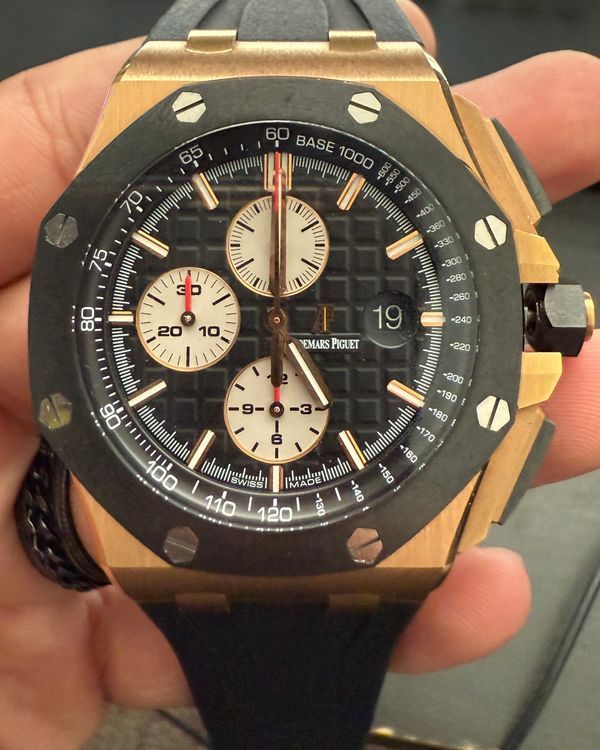 No Reserve - 2013 Audemars Piguet Royal Oak Offshore 44MM Black Dial Rubber Strap (26400RO.00.A002CA.01)