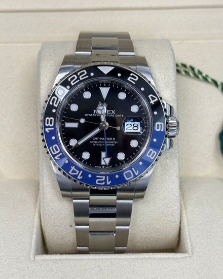 2024 Rolex GMT-Master II "Batman" 40MM Black Dial Oyster Bracelet (126710BLNR)