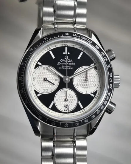 Omega Speedmaster Racing 40MM Black Dial Steel Bracelet (326.30.40.50.01.002)