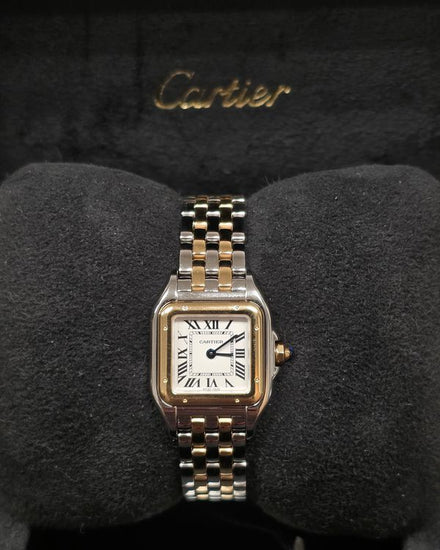 2025 Cartier Panthère De Cartier 30MM White Dial Two Tone Bracelet (W2PN0018)