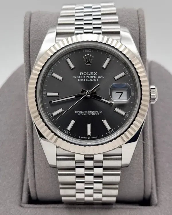 2023 Rolex Datejust 41MM Rhodium Dial Jubilee Bracelet (126334)