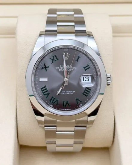 2026 Rolex Datejust "Wimbledon" 41MM Slate Dial Oyster Bracelet (126300)