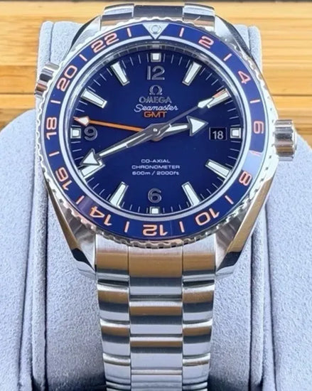 Omega Seamaster Planet Ocean 600M "GoodPlanet" 43.5MM Blue Dial Steel Bracelet (232.30.44.22.03.001)