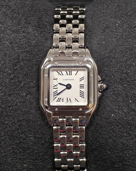 2025 Cartier Panthère De Cartier Mini 25MM Quartz White Dial Steel Bracelet (WSPN0012)