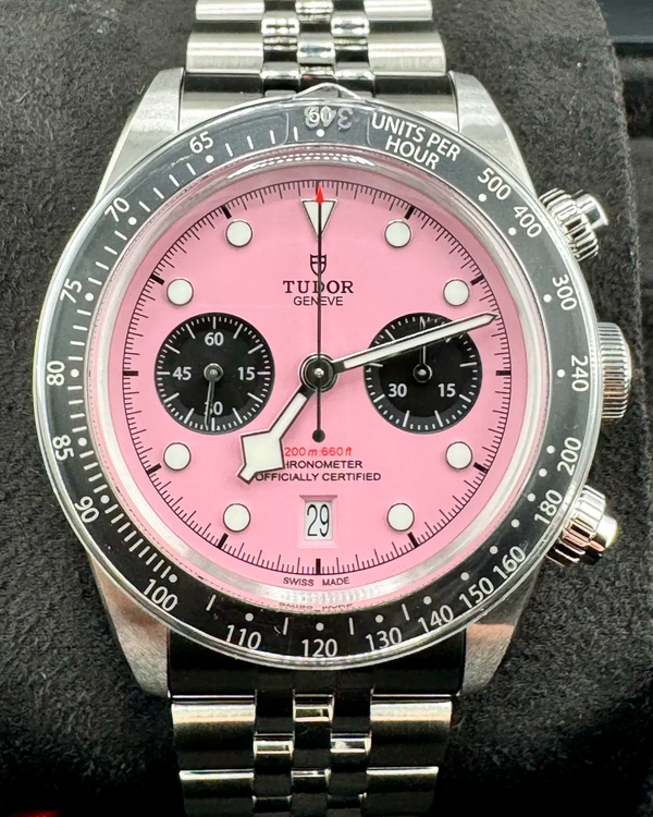 2026 Tudor Black Bay Chrono 41MM Pink Dial Steel Bracelet (79360N)
