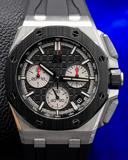 2022 Audemars Piguet Royal Oak Offshore Chronograph 43MM Black Dial Rubber Strap (26420SO.OO.A002CA.01)