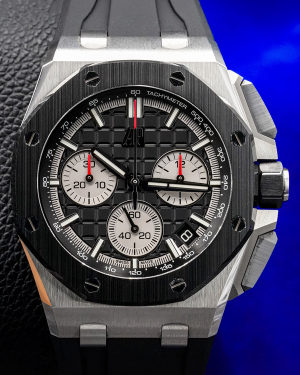 2022 Audemars Piguet Royal Oak Offshore Chronograph 43MM Black Dial Rubber Strap (26420SO.OO.A002CA.01)