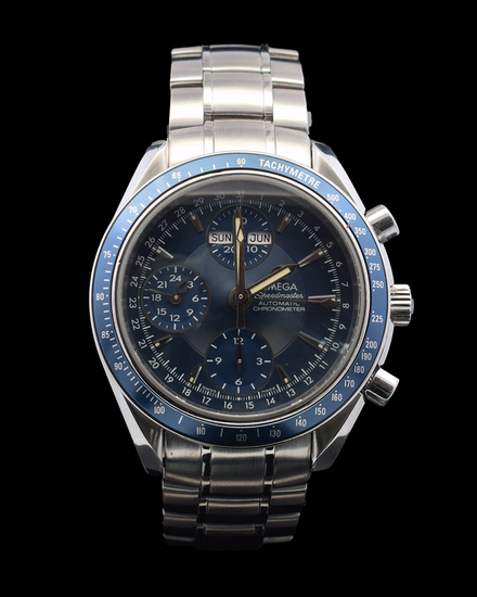 Omega Speedmaster 40MM Blue Dial Steel Bracelet (3222.80.00)