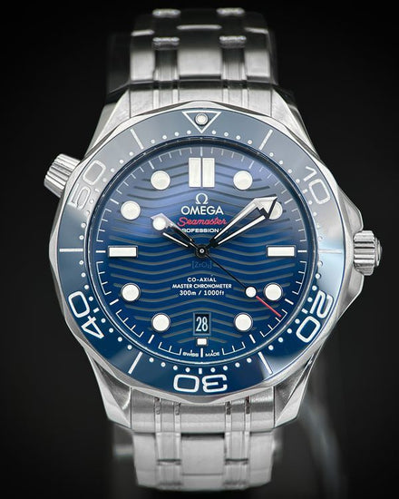 2021 Omega Seamaster Diver 300M 42MM Blue Dial Steel Bracelet (210.30.42.20.03.001)