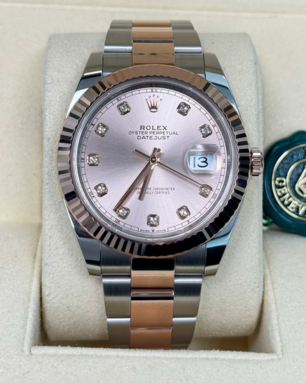 2025 Rolex Datejust 41MM Sundust Dial Two-Tone Oyster Bracelet (126331)