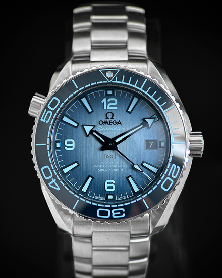 2026 Omega Seamaster Planet Ocean 600M "Summer Blue Edition" 39.5MM Blue Dial Steel Bracelet (215.30.40.20.03.002)