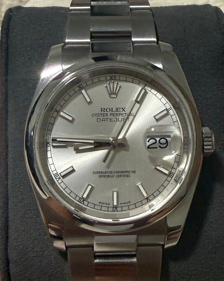 2018 Rolex Datejust 36MM Silver Dial Oyster Bracelet (116200)