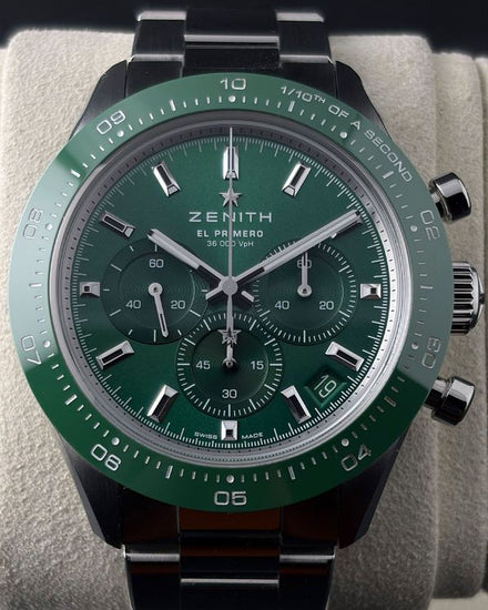 2025 Zenith Chronomaster Sport "Yoshida S.E." 41MM Green Dial Steel Bracelet (03.3107.3600/56.M3100)