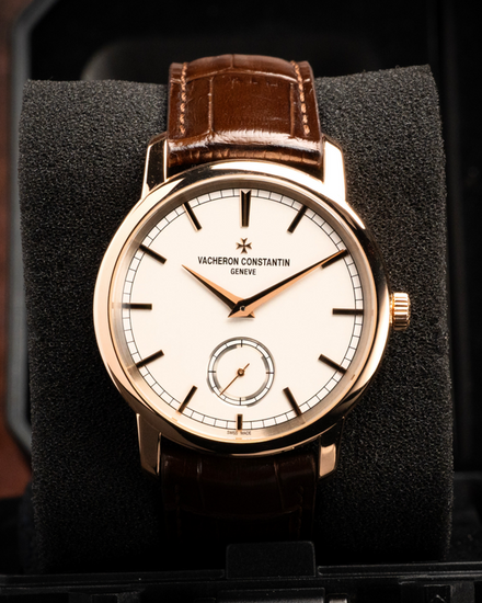 2017 Vacheron Constantin Traditionnelle 38MM Silver Dial Leather Strap (82172/000R-9382)