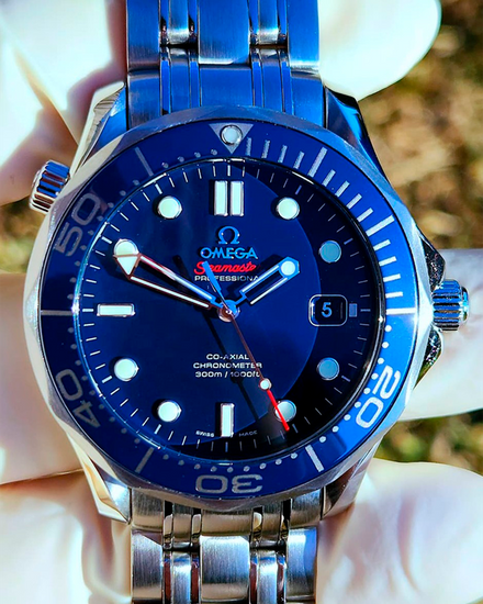 Omega Seamaster Diver 300M 41MM Blue Dial Steel Bracelet (212.30.41.20.03.001)