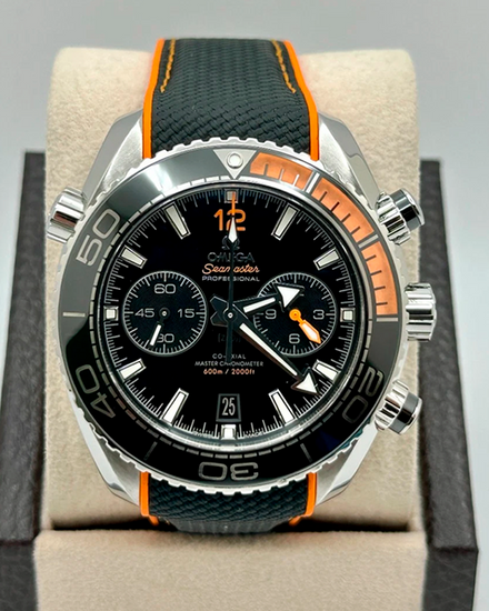 2021 Omega Seamaster Planet Ocean 600M 45.5MM Black Dial Rubber Strap (215.32.46.51.01.001)