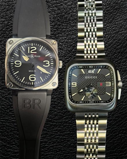 Bundle Bell & Ross BR03-92 42MM (BR03-92-S) + Gucci G-Timeless 40MM (YA131305)