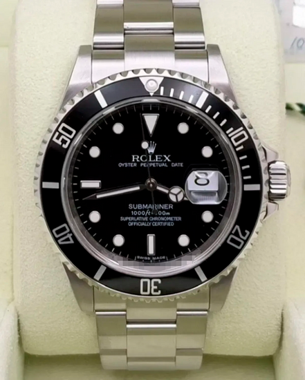 2009 Rolex Submariner Date 40MM Black Dial Oyster Bracelet (16610)