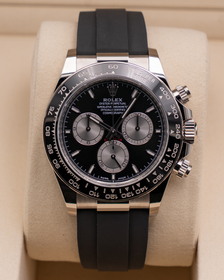 2026 Rolex Cosmograph Daytona 40MM Black Dial Oysterflex Strap (126519LN)