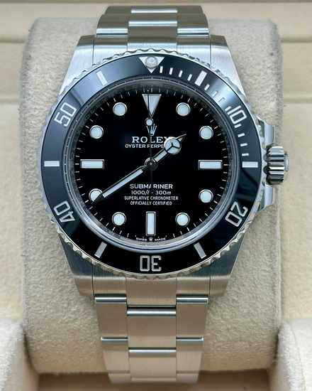 2023 Rolex Submariner No-Date 41MM Black Dial Oyster Bracelet (124060)