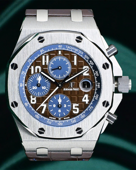 2021 Audemars Piguet Royal Oak Offshore “Havana” 42MM Brown Dial Leather Strap (26470ST.OO.A099CR.01)