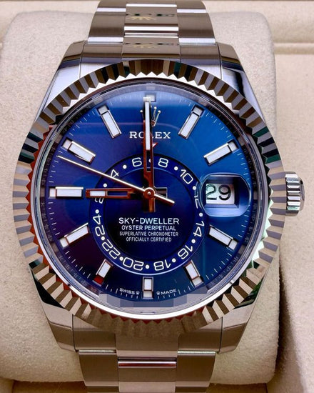 2026 Rolex Sky-Dweller 42MM Blue Dial Oyster Bracelet (336934)