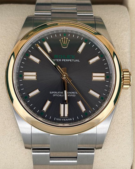 2026 Rolex Oyster Perpetual "100 Years" 41MM Slate Dial Oyster Bracelet (134303)
