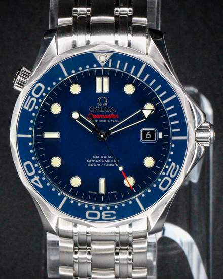 No Reserve - 2024 Omega Seamaster Diver 300M 41MM Blue Dial Steel Bracelet (212.30.41.20.03.001)