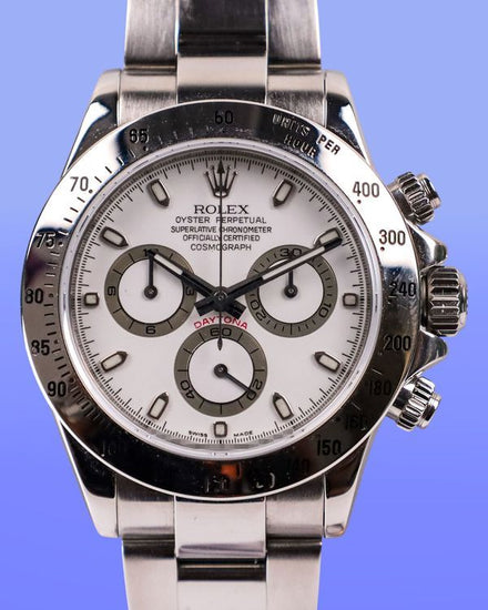 Rolex Cosmograph Daytona 40MM White Dial Oyster Bracelet (116520)