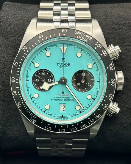 2025 Tudor Black Bay Chrono 41MM Blue "Flamingo" Dial Steel Bracelet (79360N)