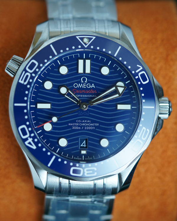 No Reserve - 2026 Omega Seamaster Diver 300M 42MM Blue Dial Steel Bracelet (210.30.42.20.03.001)