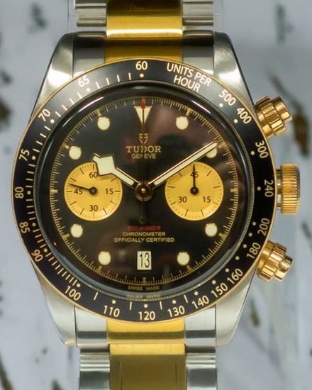 2020 Tudor Black Bay Chrono S&G 41MM Black Dial Two-Tone Bracelet (79363N)