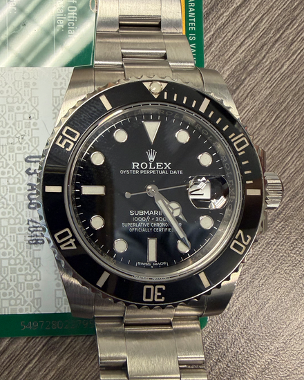 2018 Rolex Submariner Date 40MM Black Dial Oyster Bracelet (116610LN)
