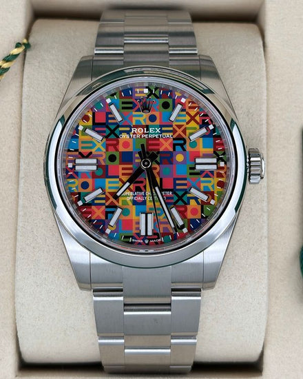 2026 Rolex Oyster Perpetual 41MM Multicolor "Jubilee" Dial Oyster Bracelet (134300)