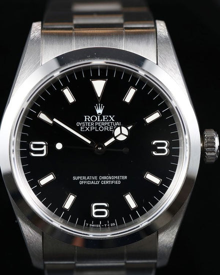 1997 Rolex Explorer 36MM Black Dial Oyster Bracelet (14270)