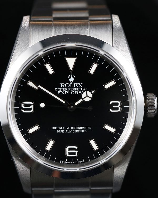 1997 Rolex Explorer 36MM Black Dial Oyster Bracelet (14270)