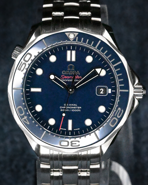 2025 Omega Seamaster Diver 300M 41MM Blue Dial Steel Bracelet (212.30.41.20.03.001)