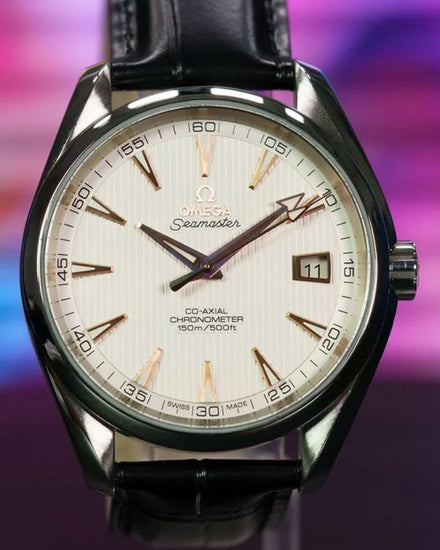 2023 Omega Seamaster Aqua Terra 150M 41.5MM White Dial Leather Strap (231.13.42.21.02.002)