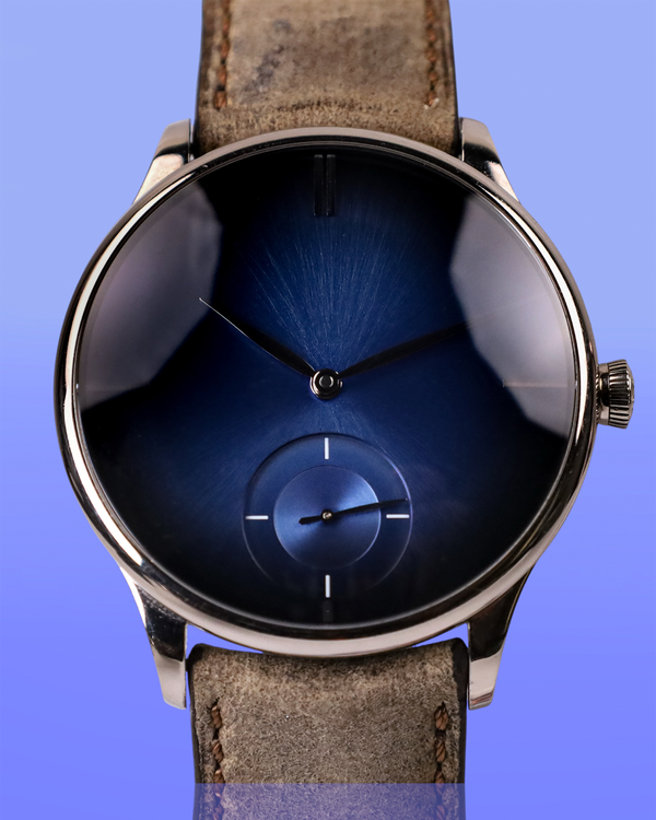 2017 H. Moser & Cie Venturer 41.5MM Blue Dial Leather Strap (2327-0207)